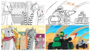 Story board Monkey Toons